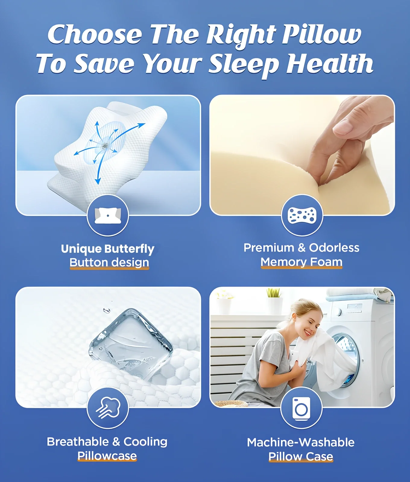 CozyRest® Memory Foam Neck Pillow - Image 5