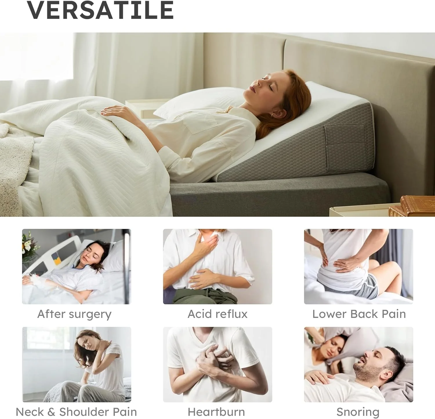 Deluxe Inclined Wedge Support Pillow - Image 4
