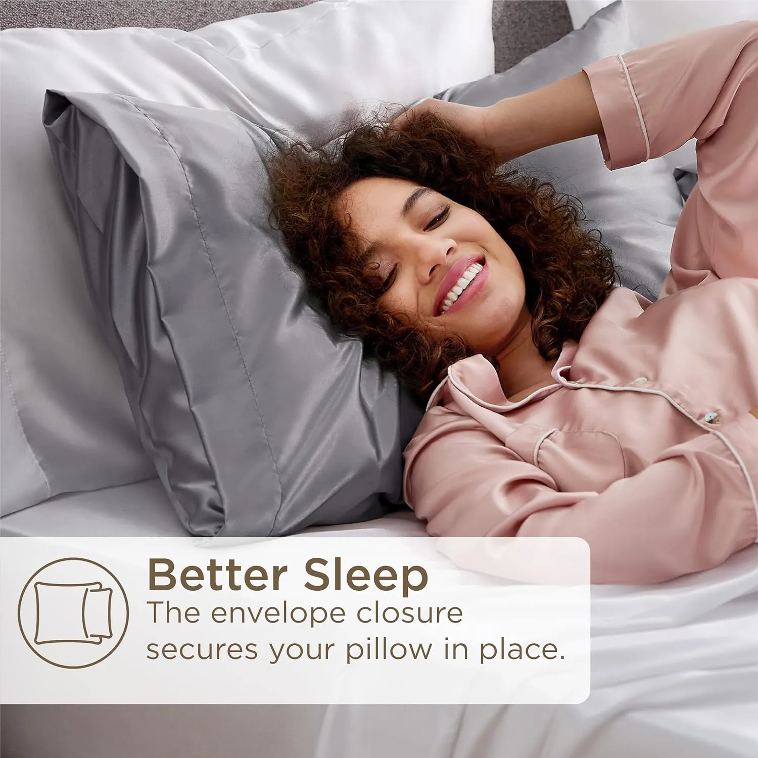 CozyRest® Silk Pillow Case (2 Pack) - Image 5